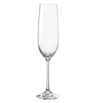 Bohemia Viola Glass Set for Champagne 190ml 6pcs - buy, prices for Vostorg - photo 1