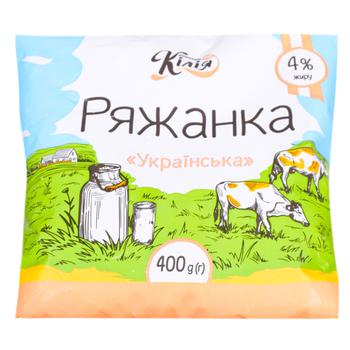 Ряженка Кілія 2,5% 420г - купить, цены на Таврия В - фото 1