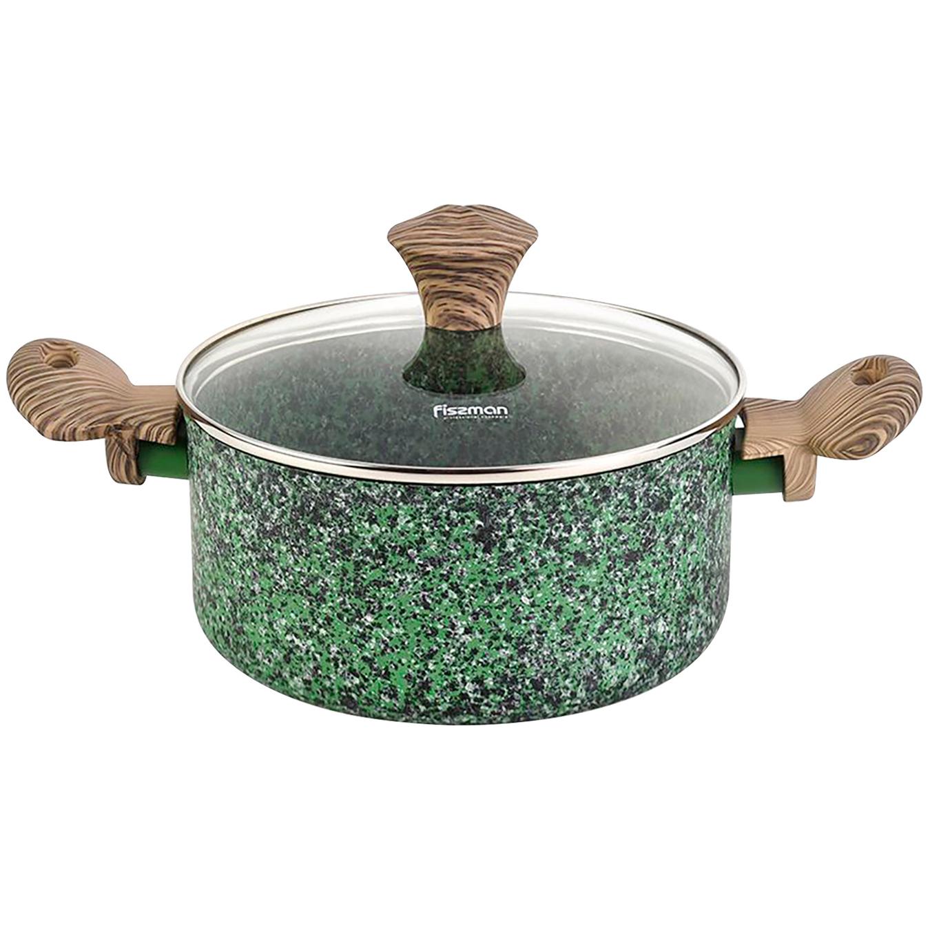 

Кастрюля Fissman Malachite с крышкой 7,6л