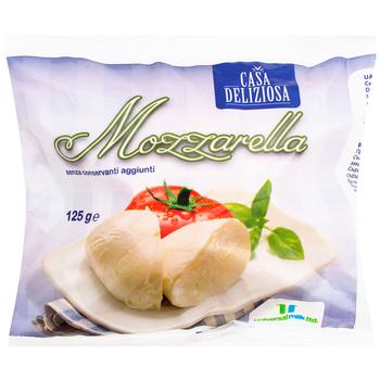 Casa Deliziosa Mozzarella Cheese 45% 125g - buy, prices for METRO - photo 1