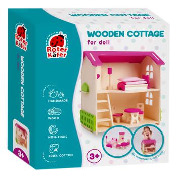 Roter Kafer Cottage for Doll Wooden Toy - buy, prices for - photo 1