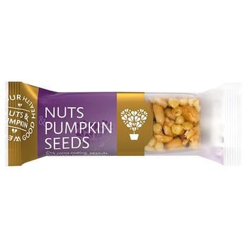 Tekmar Nuts and Pumpkin Seeds Bar 35g - buy, prices for NOVUS - photo 1