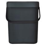 MVM BIN-11 Anthracite Hinged Trash Bucket 5l