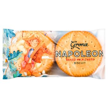 Grona Napoleon Cookies with Baked Milk Flavor 72g - buy, prices for Supermarket "Kharkiv" - photo 1