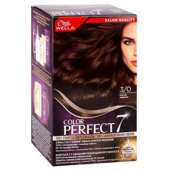 Краска для волос Wella Color Perfect 3/0 Темный шатен - купить, цены на NOVUS - фото 1