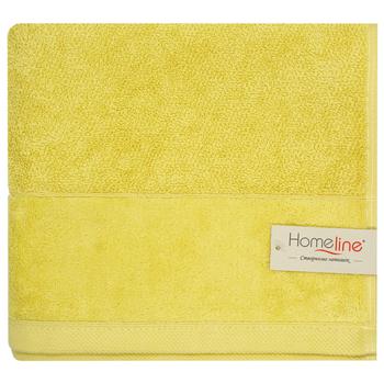 Home Line Valencia Yellow Terry Towel 50x90cm - buy, prices for MegaMarket - photo 1