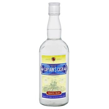 Ром Old Capitain's Cask White 37,5% 0,7л - купить, цены на NOVUS - фото 1