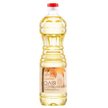Oliyar Refined Deodorized Frozen P Brand Sunflower Oil 810ml - buy, prices for NOVUS - photo 1