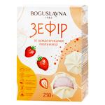 Зефир Богуславна с кусочками клубники 230г