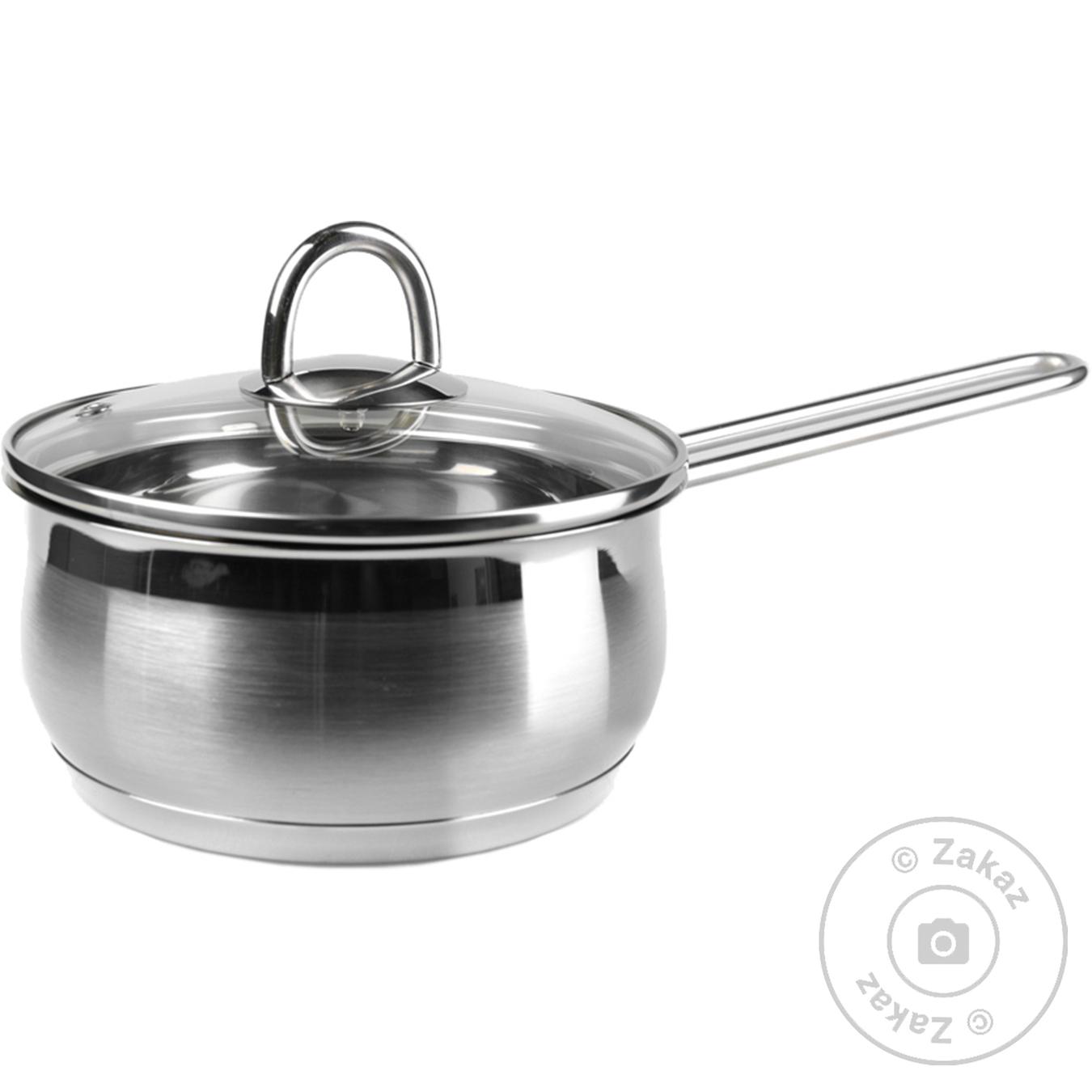 

Кастрюля Lanselot Platin с крышкой и длинной ручкой 1,5л