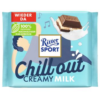 Шоколад молочний Ritter Sport Chill Out з вершковою начинкою 100г