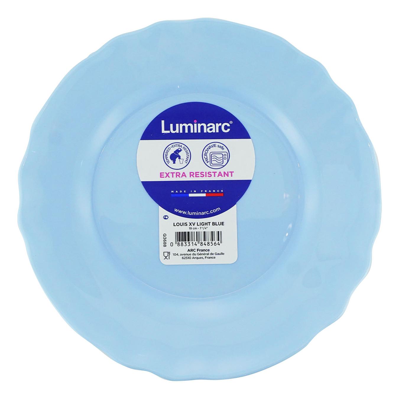 

Тарелка Luminarc Louis XV Light Blue десертная 19см
