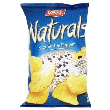 Lorenz Naturals Potato Chips with Sea Salt and Pepper 100g - buy, prices for NOVUS - photo 1