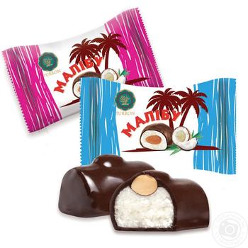 Turron Malibu Glazed Candies with Whole Almonds and Coconut Flakes - buy, prices for Auchan - photo 1