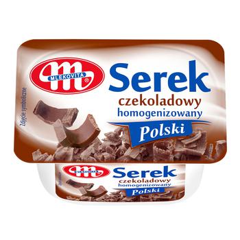 Сырок Mlekovita Польский Шоколадный 150г - купить, цены на - фото 1