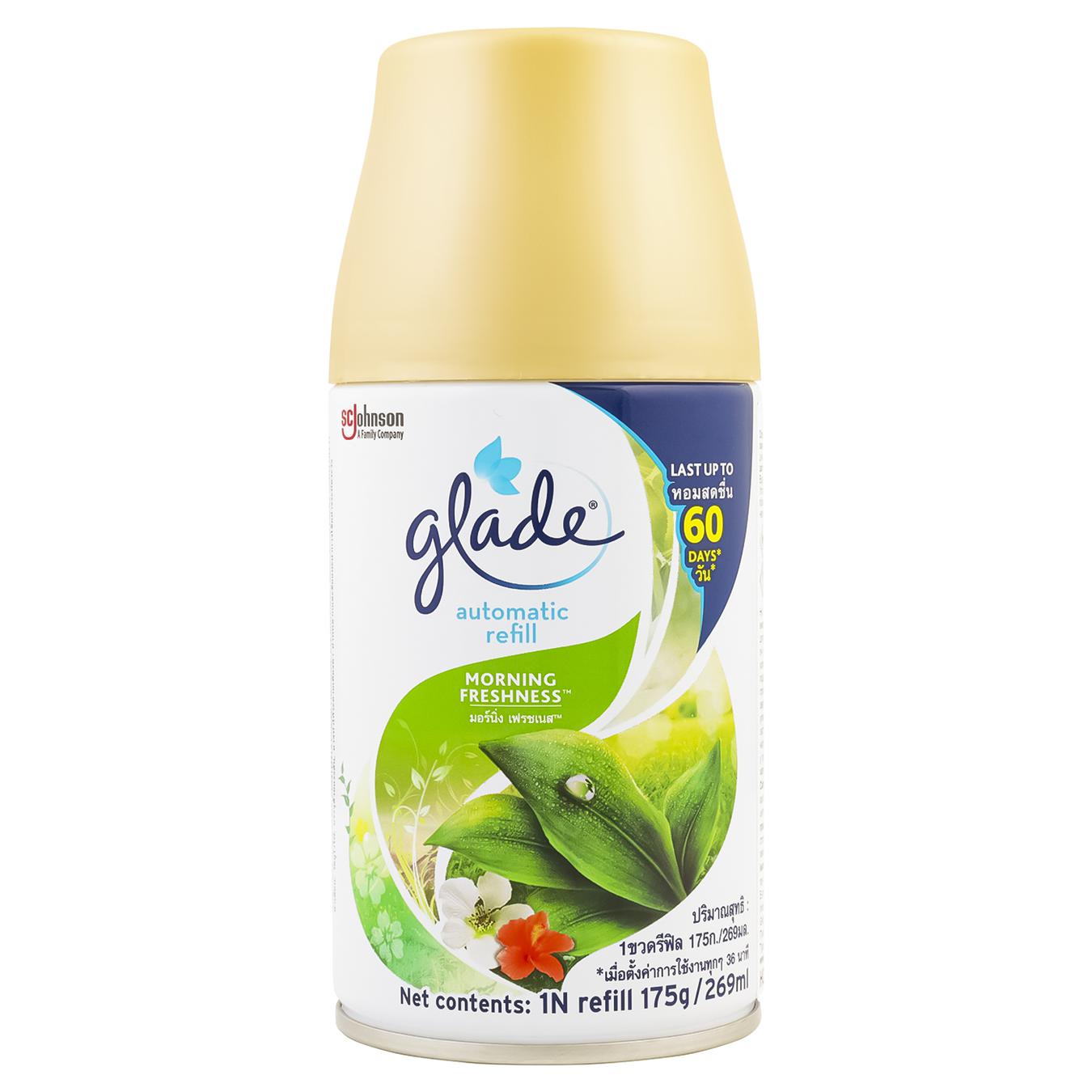 

Сменный баллон для автоматического освежителя воздуха Glade Родниковая свежесть 269мл