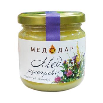 Honey Medodar polyfleur 250g glass jar - buy, prices for MegaMarket - photo 1