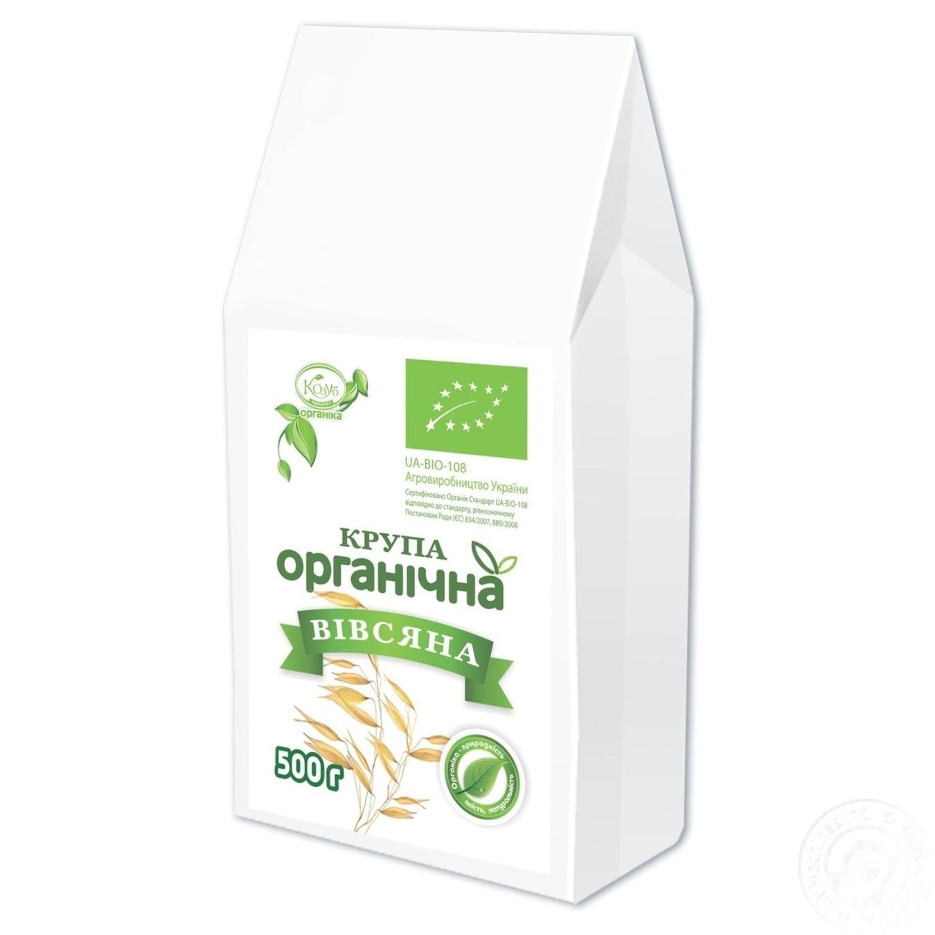 

Крупа овсяная Козуб органическая 500г