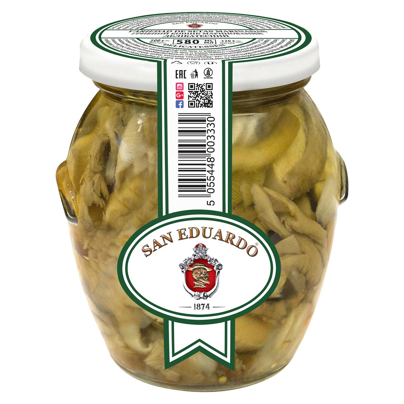 

Грибное ассорти San Eduardo маринованные 500г