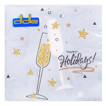 Didie Champagne Napkins 18pcs 33x33cm