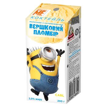 Коктейль молочний Нікчемний Я з наповнювачем вершковий пломбір 2% 200г - купити, ціни на Auchan - фото 2