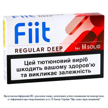 Стики табакосодержащие Fiit Regular Deep 20шт - купить, цены на Auchan - фото 2