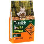 Monge Bwild Grain Free Dry Food with Duck and Potato for Dogs of All Breeds 2.5kg