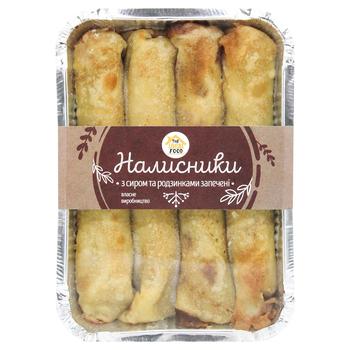 The Local Food Fresh-frozen Homemade Pancakes with Cheese and Raisins 380g - buy, prices for Za Raz - photo 2