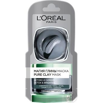 Маска очищуюча L'oreal Магія глини 6мл купити, ціни на МегаМаркет - фото 1