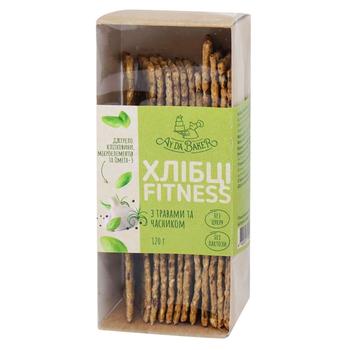 Ay Da Baker Fitness Crispbread with Herbs and Garlic 120g - buy, prices for NOVUS - photo 1