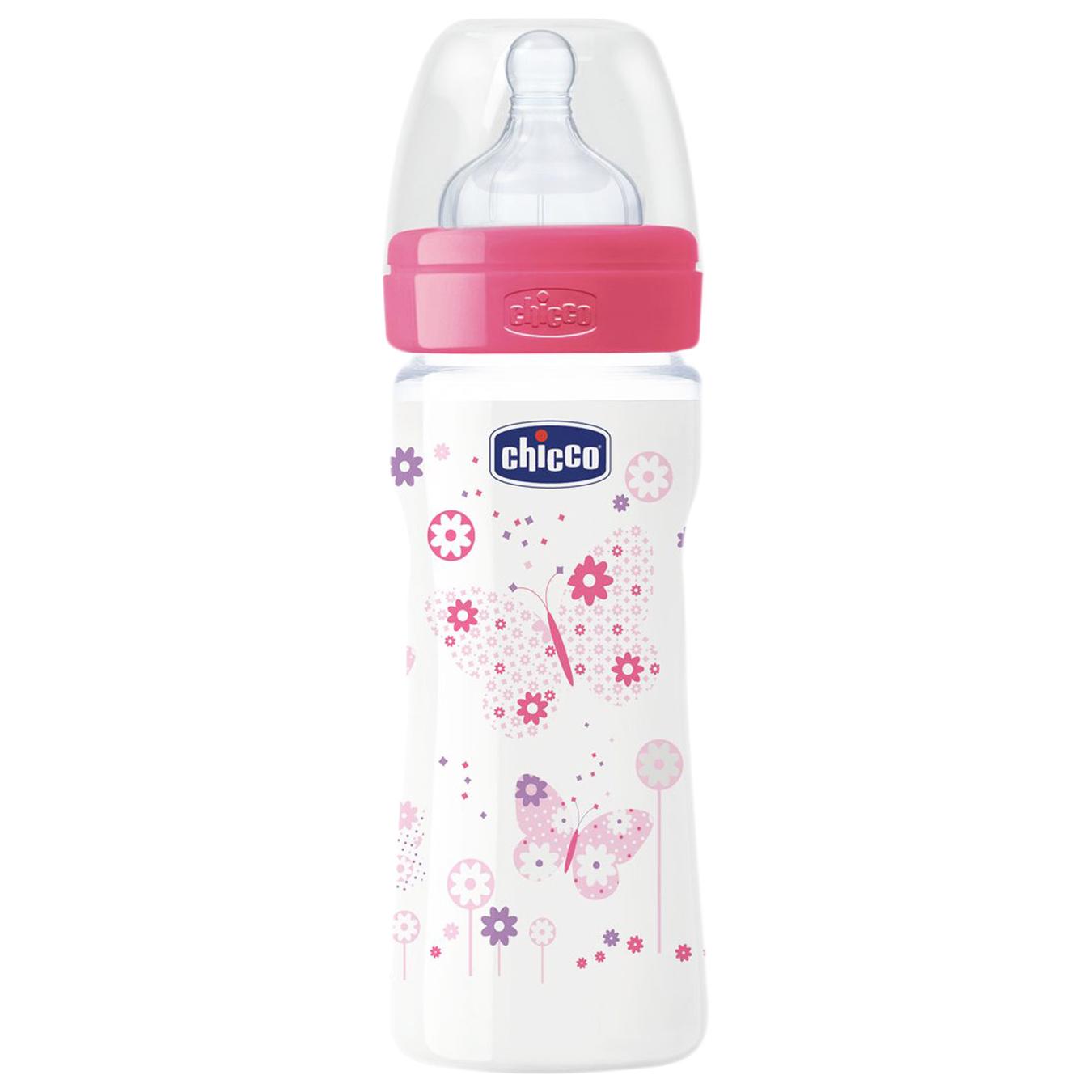 

Бутылочка Chicco Well Being 20623.10.50 с силиконовой соской 250мл