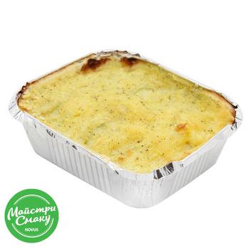 Запеканка с картофелем и цукини 400г