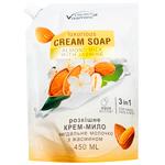 Крем-мыло Energy of Vitamins с миндальным молочком с жасмином и весенним ландышем 0,45л