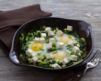 Green shakshuka