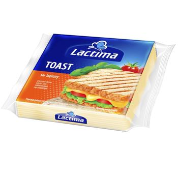 Сир Lactima Тост плавлений нарізаний 36,2% 130г - купити, ціни на Auchan - фото 1