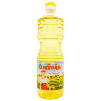 Olivia Refined Sunflower Oil 1l - buy, prices for Tavria V - photo 1