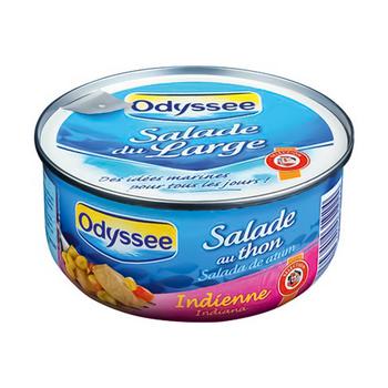 Odyssee Tuna, Vegetables and Curry Salad 250g - buy, prices for COSMOS - photo 1