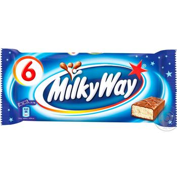 Батончик Milky Way з суфле вкритий молочним шоколадом 129г - купити, ціни на Чудо Маркет - фото 1
