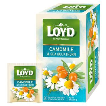 Loyd Chamomile and Sea Buckthorn Herbal Tea 2g*20pcs - buy, prices for NOVUS - photo 3