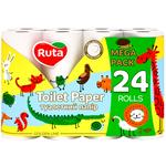 Туалетний папір Ruta Kids 2-шаровий 24шт