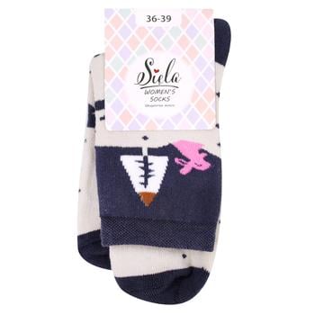 Siela Women's Socks White s.36-39