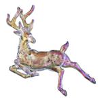 Підвіска на ялинку Олень №1 Хамелеон пластикова 12,5х9,5см