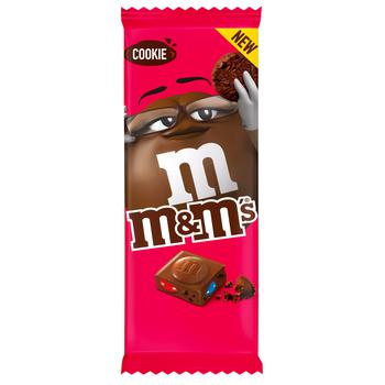 M&M's Milk Chocolate with Gragees with Cookies 165g