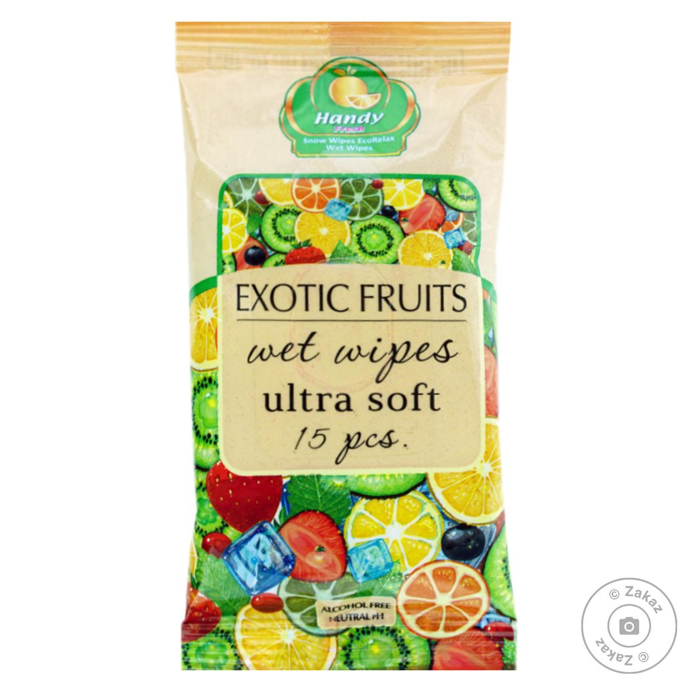 

Влажные салфетки Handy Eco Relax Ultra Soft Фрукты 15шт