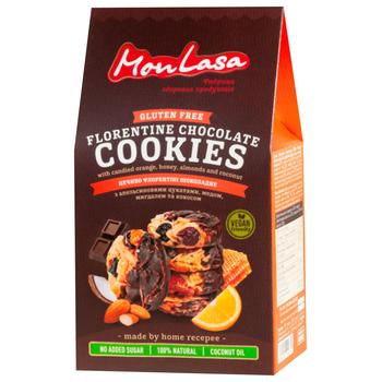 MonLasa Florentine Chocolate Sugar Free Cookies without Gluten 120g