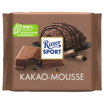 Ritter Sport Milk Chocolate with Cocoa Mousse Filling 100g - buy, prices for NOVUS - photo 1
