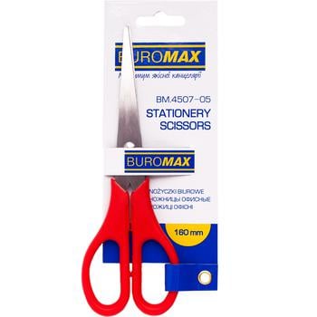 Buromax Office scissors 160mm red - buy, prices for ULTRAMARKET - photo 1