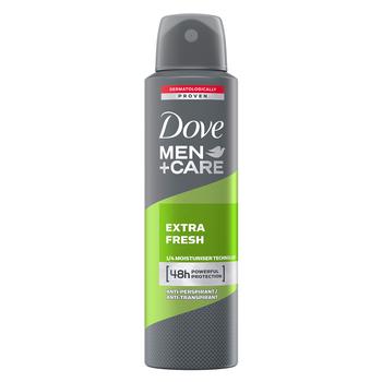 Dove Men +Care Xtra Fresh Spray Antiperspirant 150ml - buy, prices for MegaMarket - photo 1