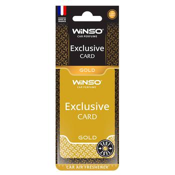 Winso Exclusive Card Gold Car Air Freshener