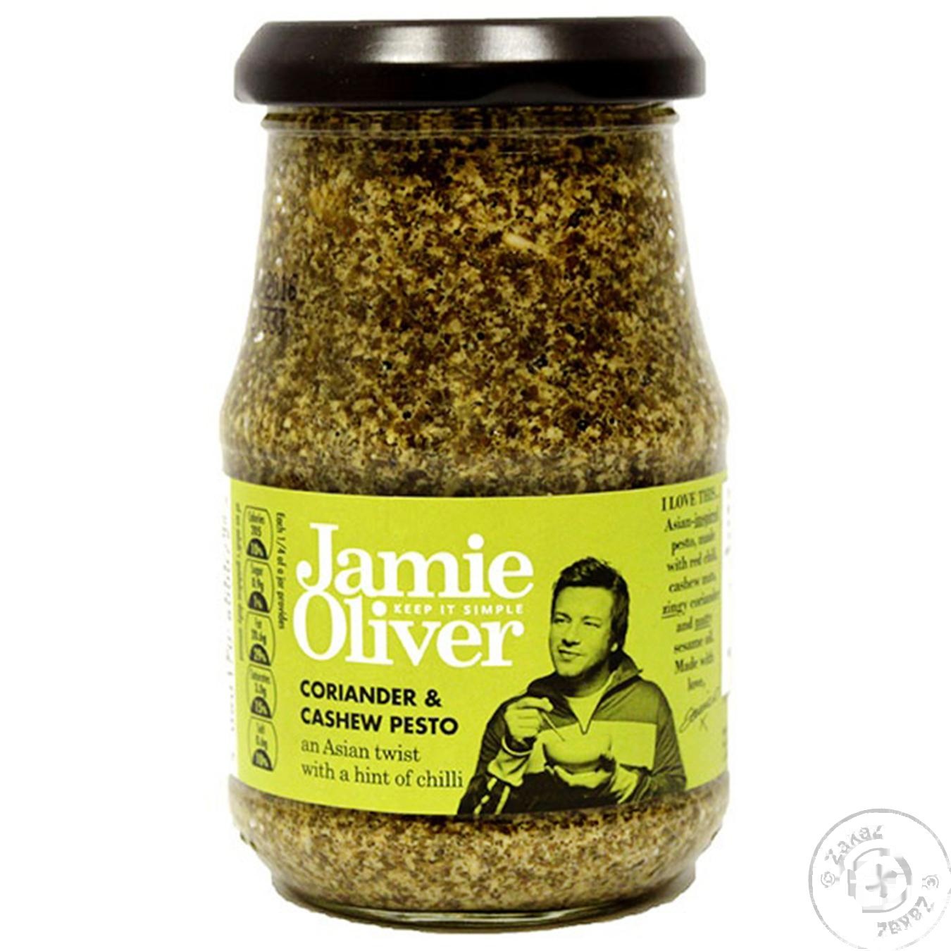 

Соус песто Jamie Oliver с кориандром и орехами кешью 190мл